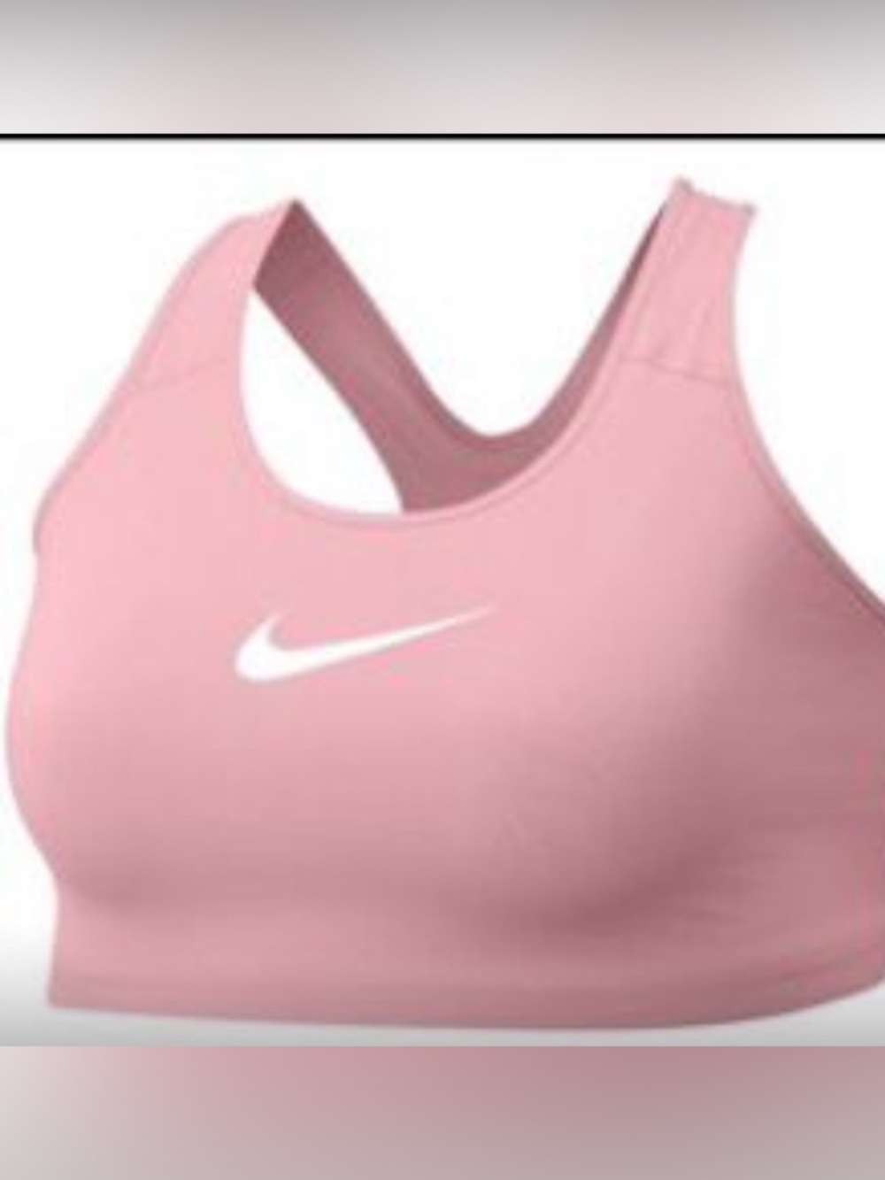 Nike Pink High-Support Sports Bra with Racerback